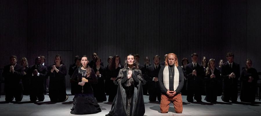 Andrii Ganchuk in Bregenz as Talbot in a new production of Maria Stuarda