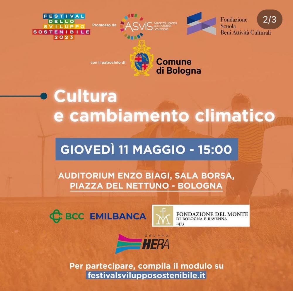 Doñas takes part in "Culture and Climate Change" in Bologna (May 2023)
