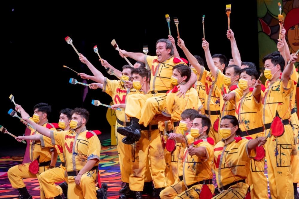 Le salon musical.  Bergamo: La fille du régiment